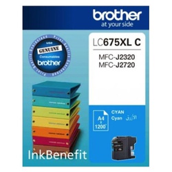 Brother Ink Cartridge Cyan LC675XL