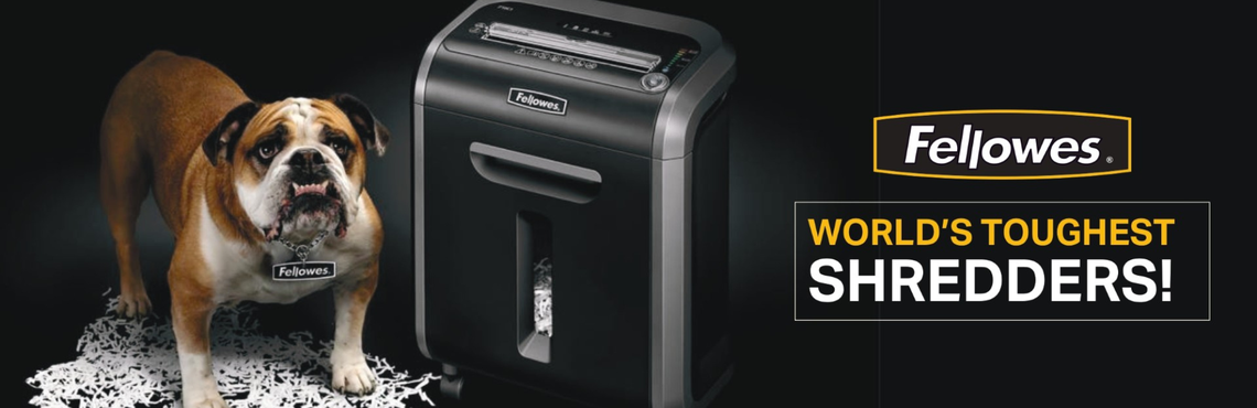 Secure your data with Fellowes shredders