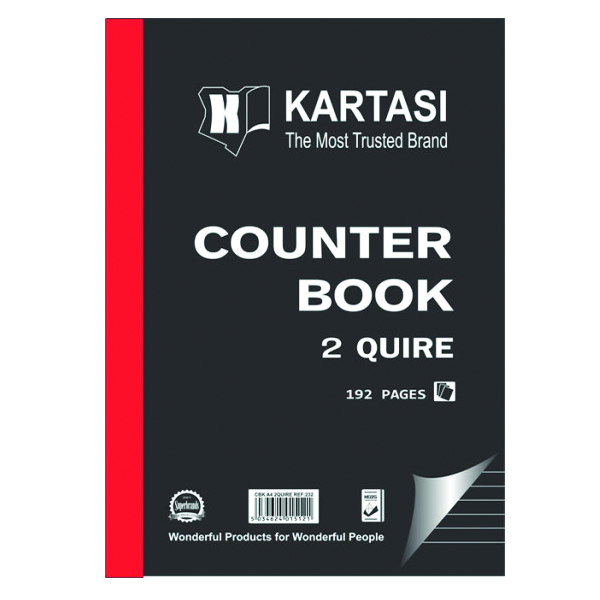 KARTASI BRAND COUNTER BOOK A4 2Q Office Mart