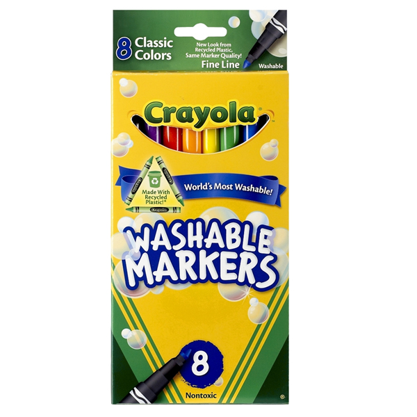 Crayola Marker Classic Fine Wash 58 7809 Office Mart