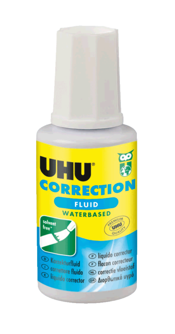 UHU Correction Fluid 20ML | Office Mart
