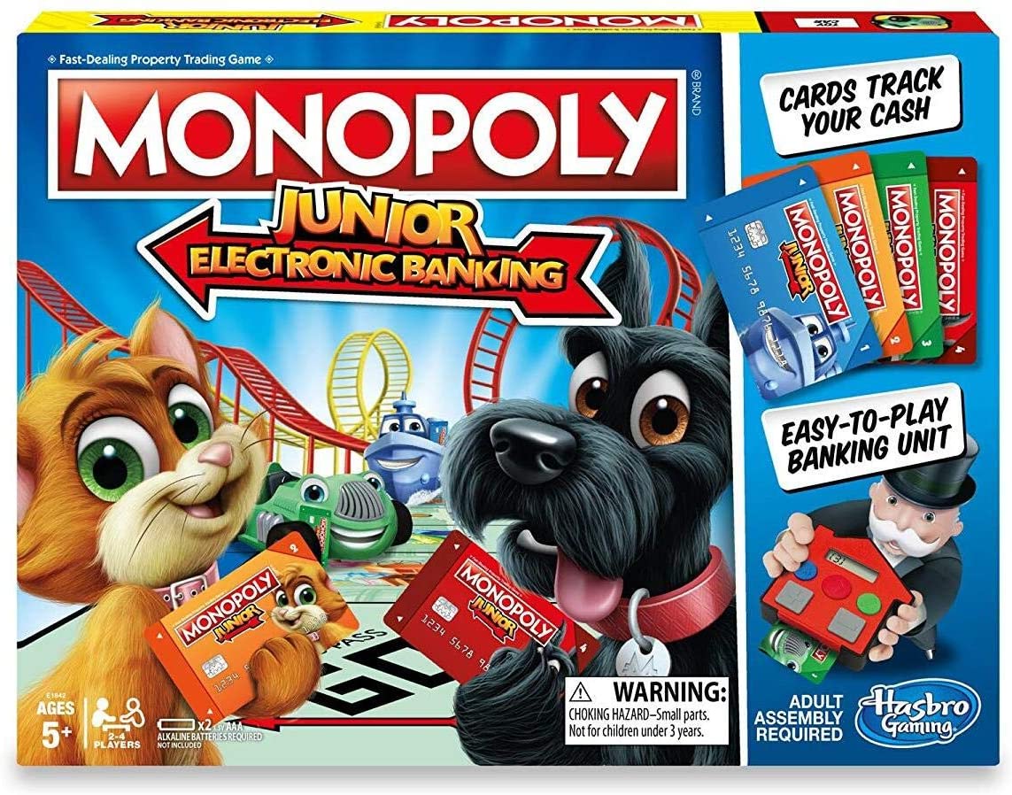 Hasbro Monopoly Junior Electronic Banking Office Mart