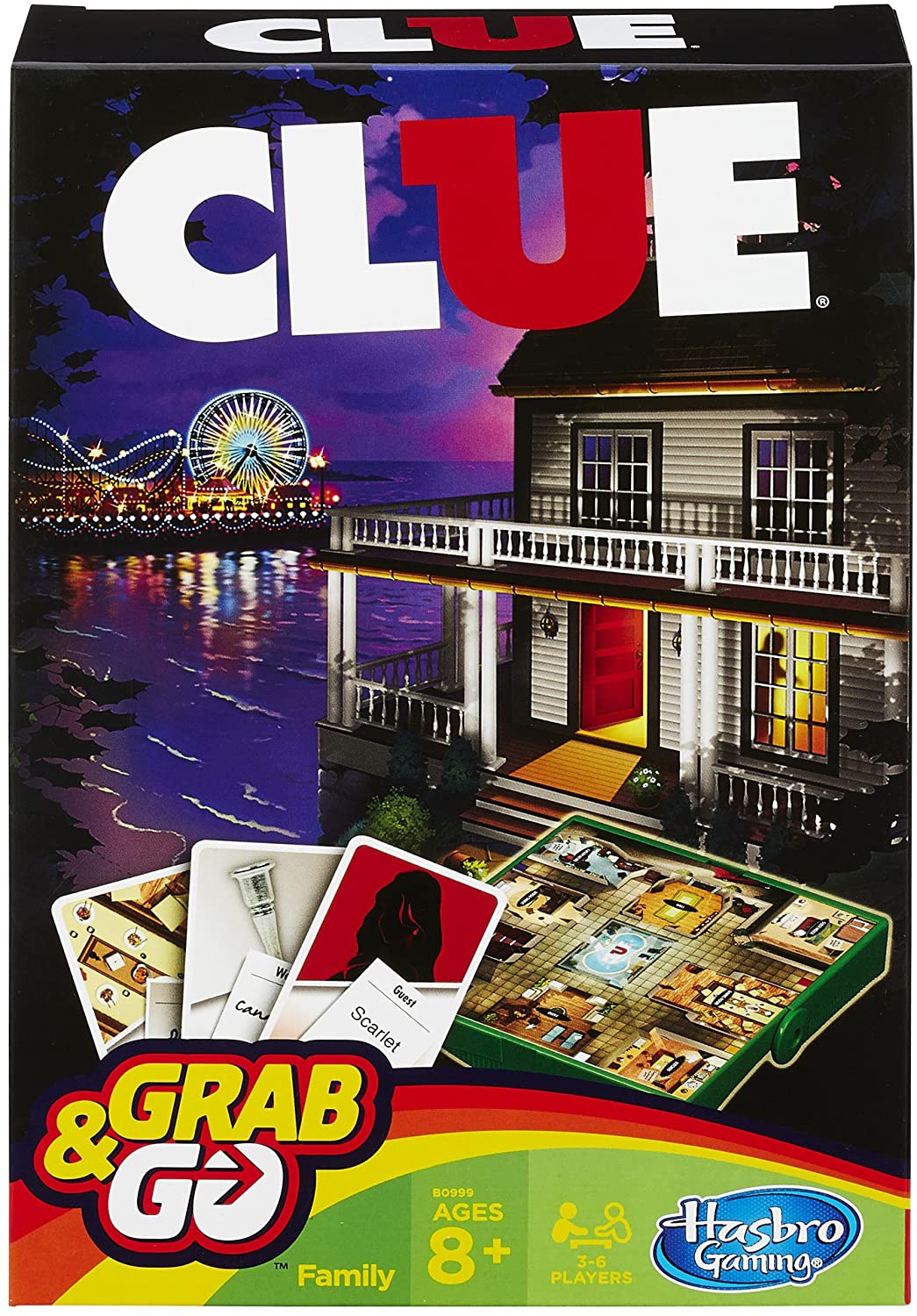 Hasbro Clue Grab And Go Office Mart