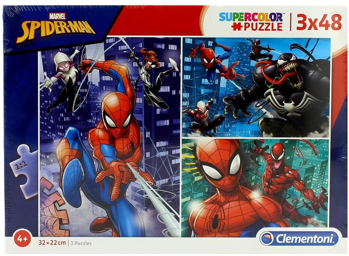 Puzzle Supercolor 30 Spider-Man : : Toys