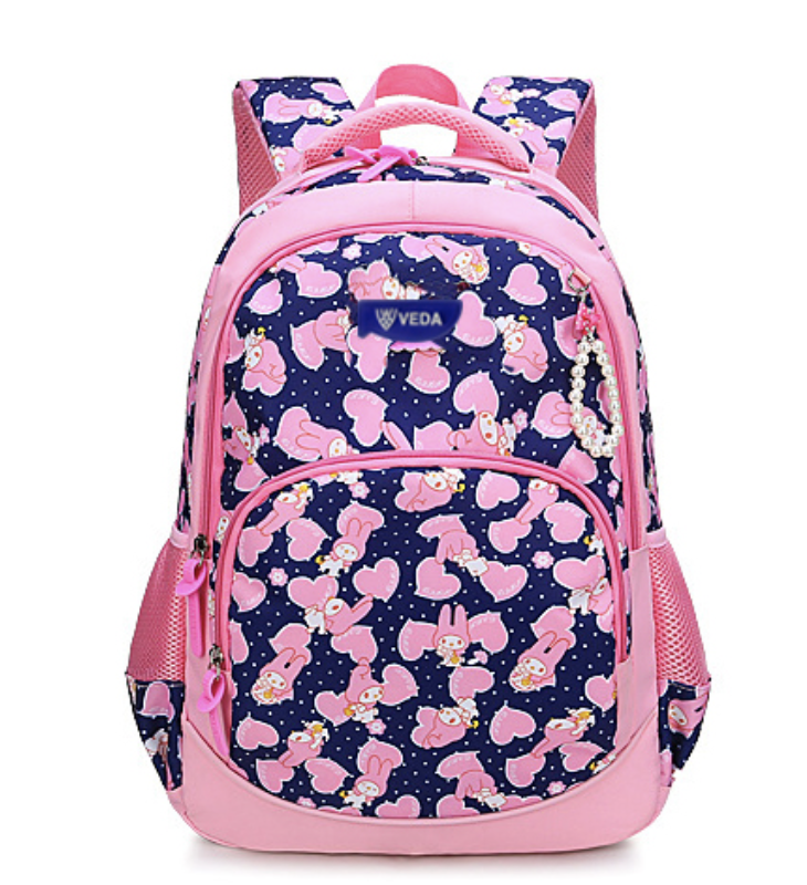 Veda School Bag BGL-027 BAG BGS88-05 PINK/ROYAL BLUE | Office Mart