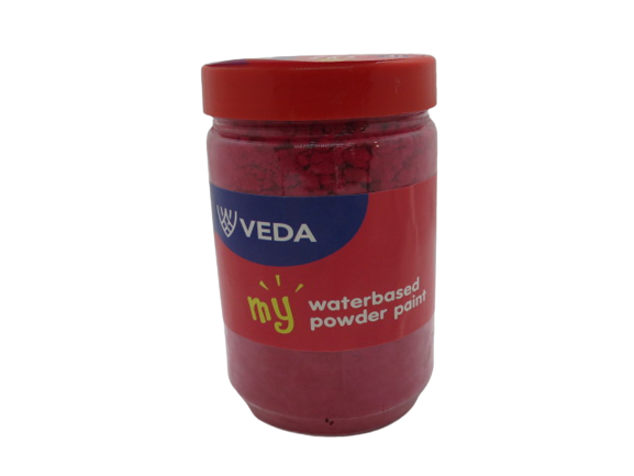 VEDA Powder Paint Red 350g | Bold & Intense | Office Mart