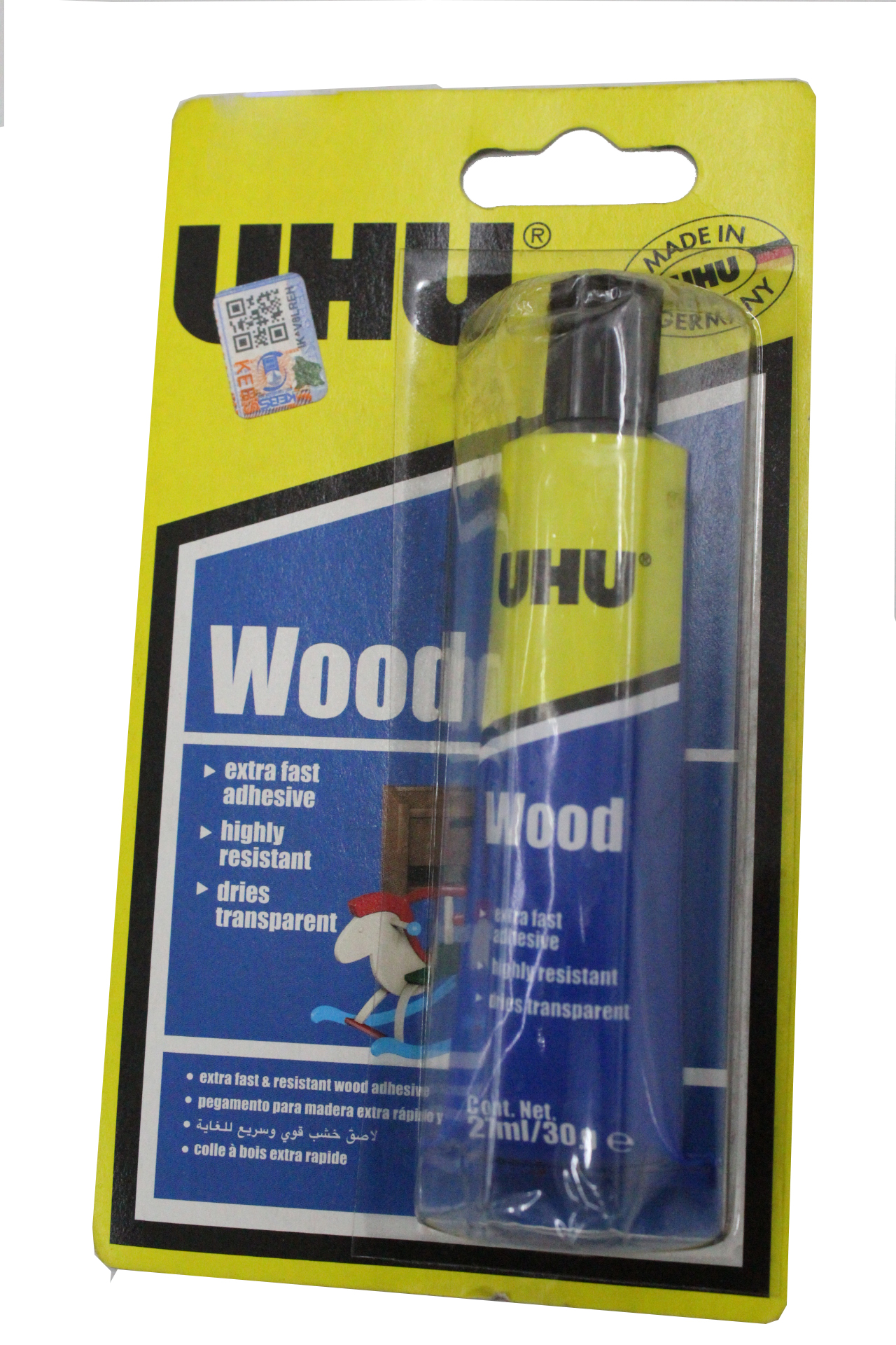 UHU GLUE WOOD 27ML 37585 Office Mart