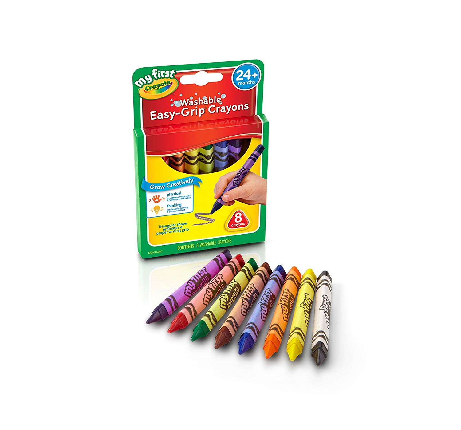 Crayola Triangular Crayons - 8 pack