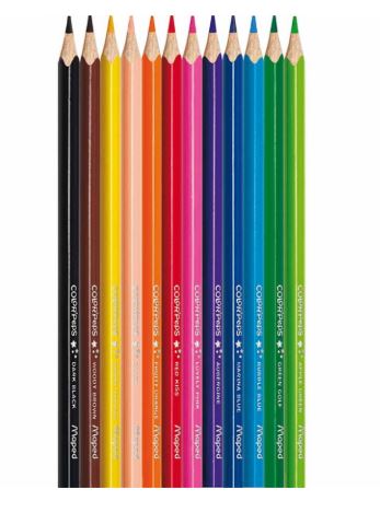 Maped Color Peps Pencils Pack of 12 183212 | Office Mart